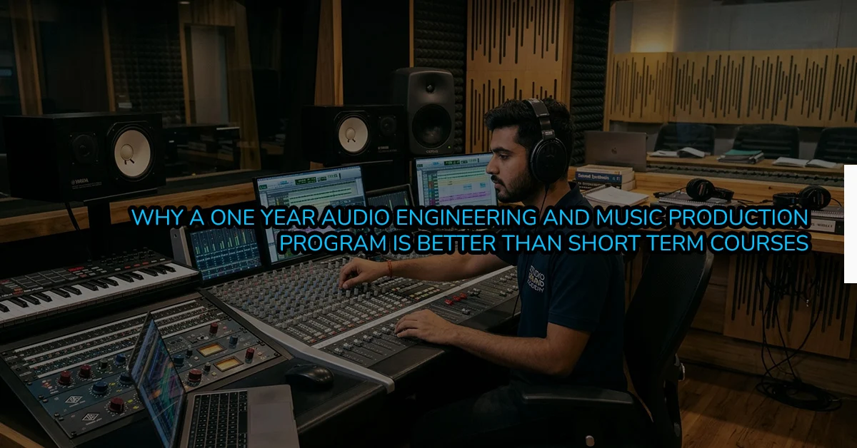 Why a One Year Audio Engineering and Music Production Program Is Better Than Short Term Courses