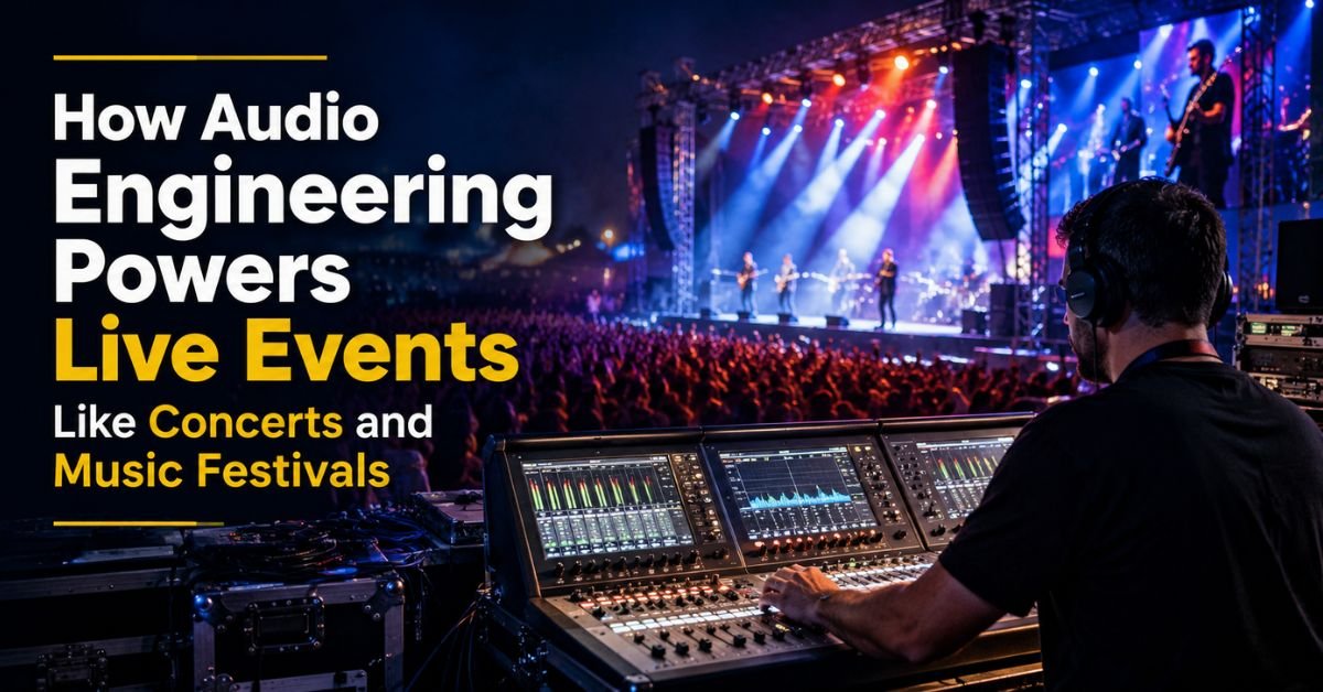 How Audio Engineering Powers Live Events Like Concerts and Music Festivals