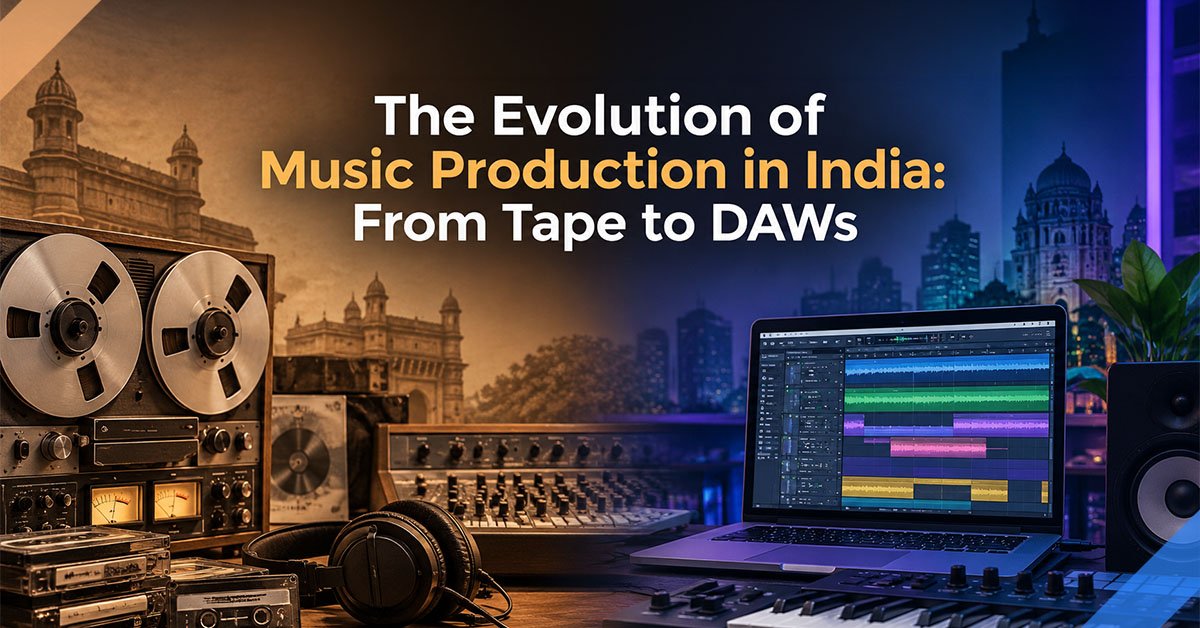 The Evolution of Music Production in India: From Tape to DAWs